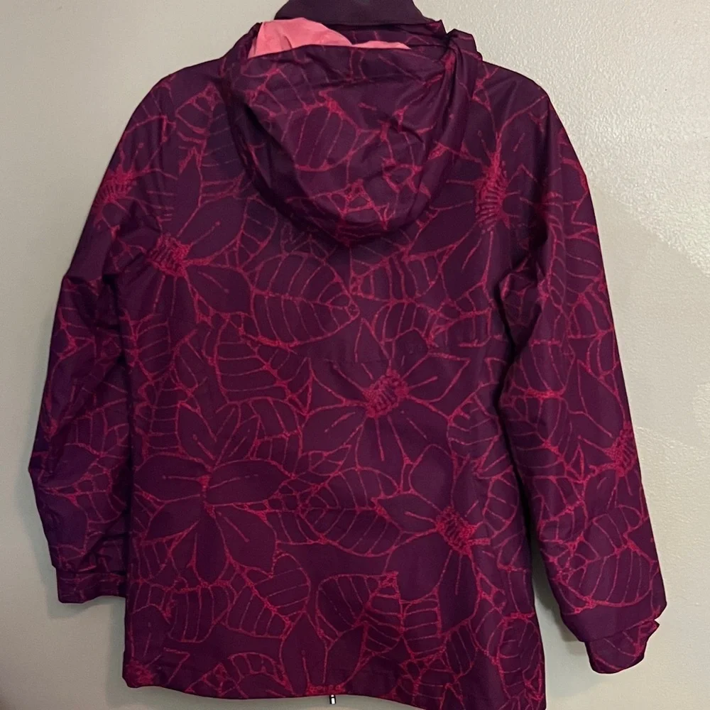 Columbia kids Burgundy Floral Ski Jacket